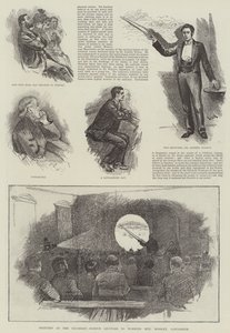 Schizzi alle Lezioni di Scienze Gilchrist per Operai, Mossley, Lancashire